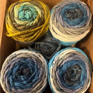 Lionbrand Mandala Thick & Quick Yarn - 4 skeins